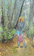 LA PORTE AU CIEL : Illustration originale pour le tirage de luxe du Tome 1 de LA PORTE AU CIEL, de SICOMORO